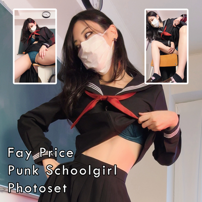 Fay Prince Punk Schoolgirl Gravure Photoset (Digital)