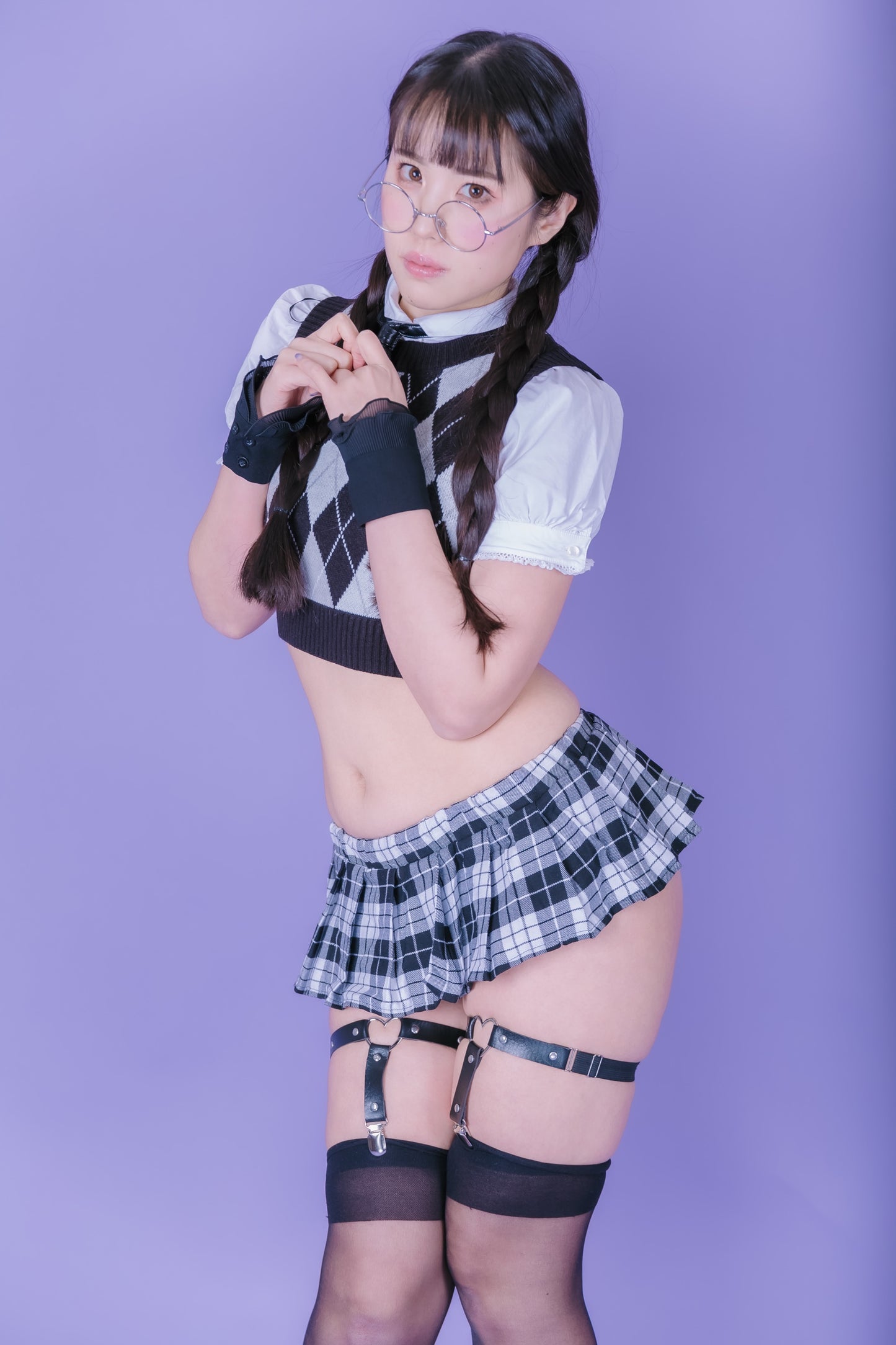 Ririkana Glasses Girl Gravure Photo Set (Digital)