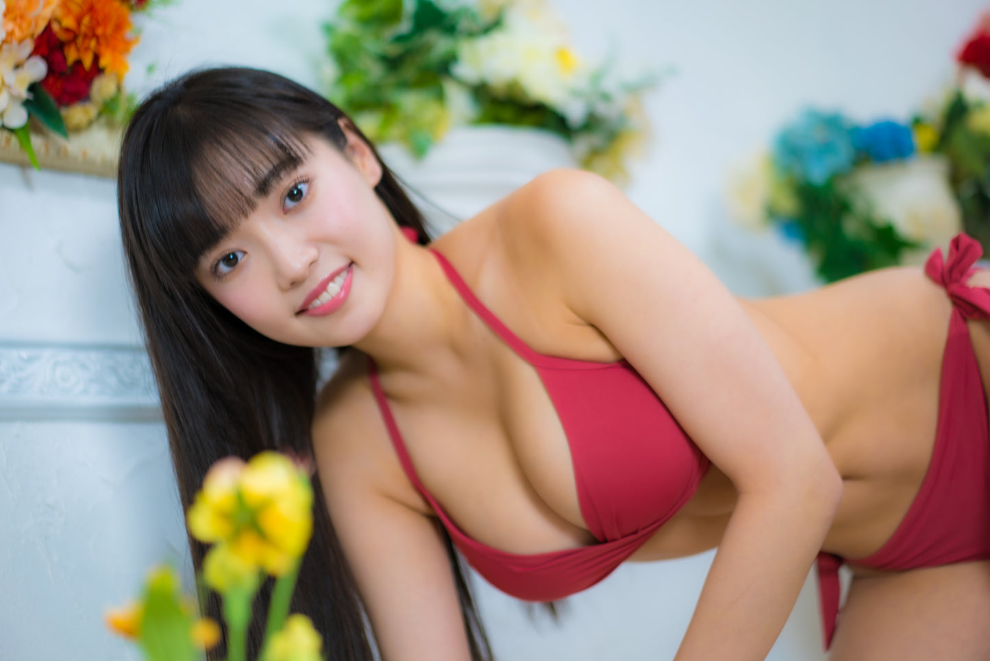 Anon Sakurada Red Bikini II Gravure Photoset (Digital)