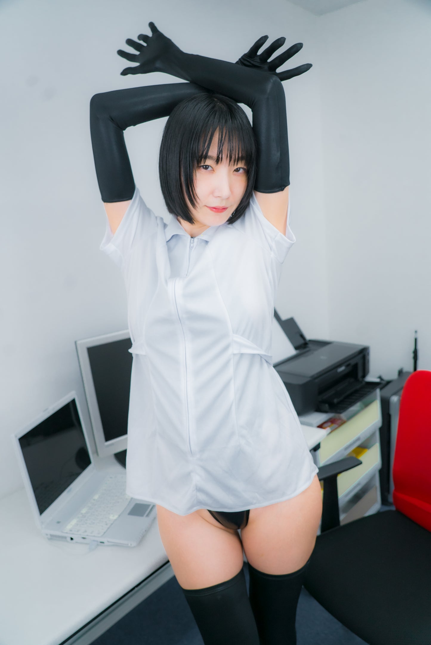 Biru Otsuka Latex Nurse Gravure Photo Set (Digital)