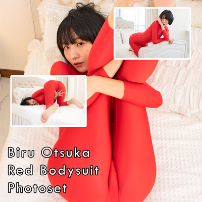 Biru Otsuka Red Bodysuit Gravure Photoset (Digital)