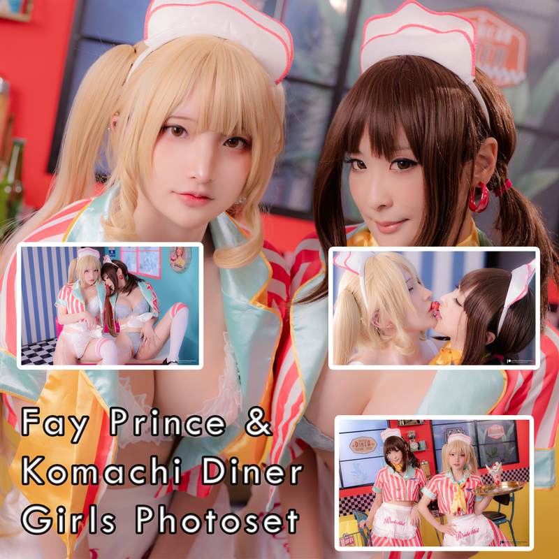Fay Prince & Komachi Diner Girls Gravure Photo Set (Digital)