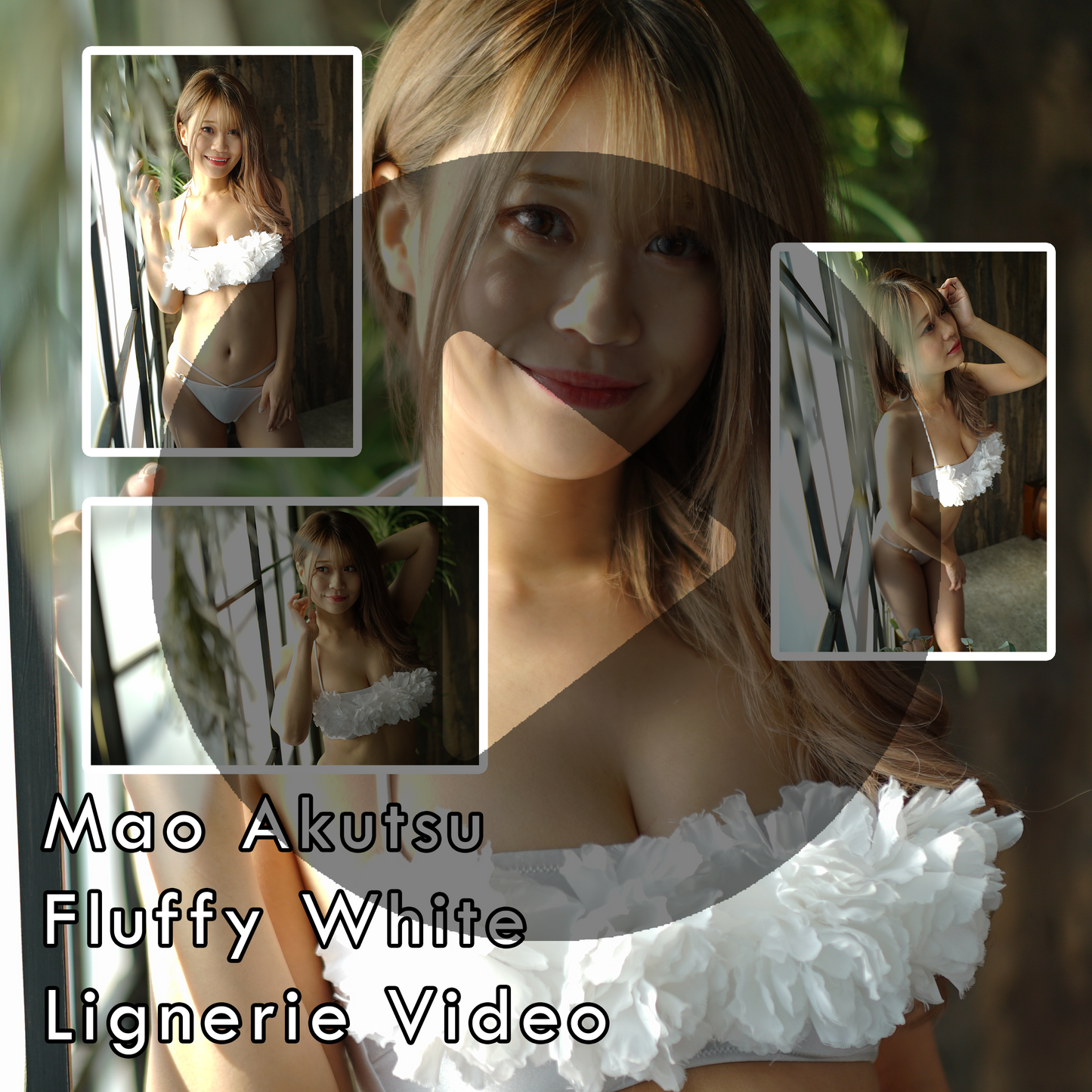 Mao Akutsu Fluffy White Lingerie Gravure Video (Digital)