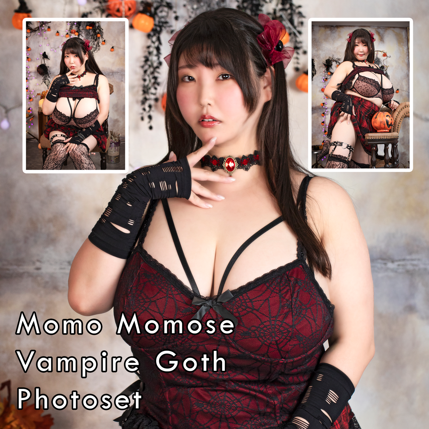 Momo Momose Vampire Goth Gravure Photoset (Digital)