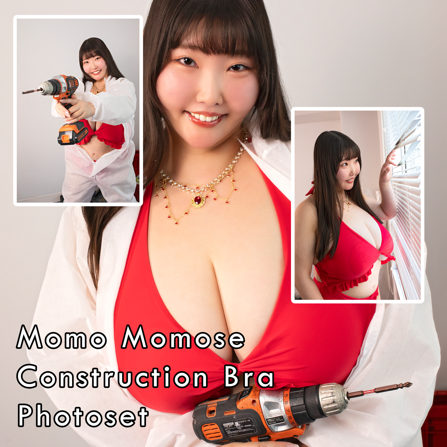Momo Momose Construction Bra Gravure Photoset (Digital)