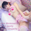 Rea Momosato Pink Panty Worn Panty & Bra Physical Clothing