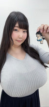 Limited-Edition Momo Momose 3D Rubber Keychain