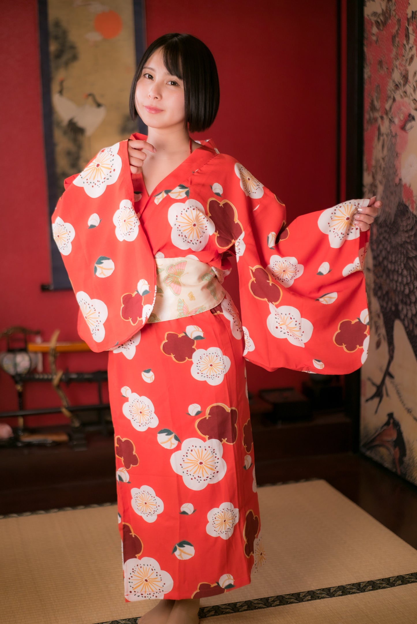 Sakurako Red Kimono Gravure Photoset (Digital)