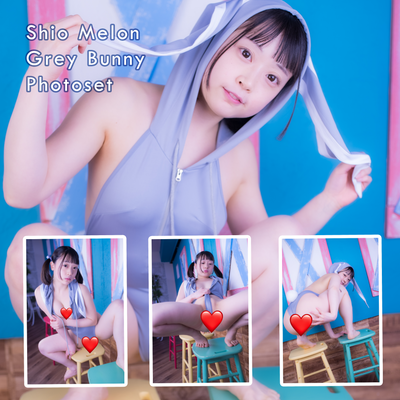 Shio Melon Grey Bunny Gravure Photoset (Digital)