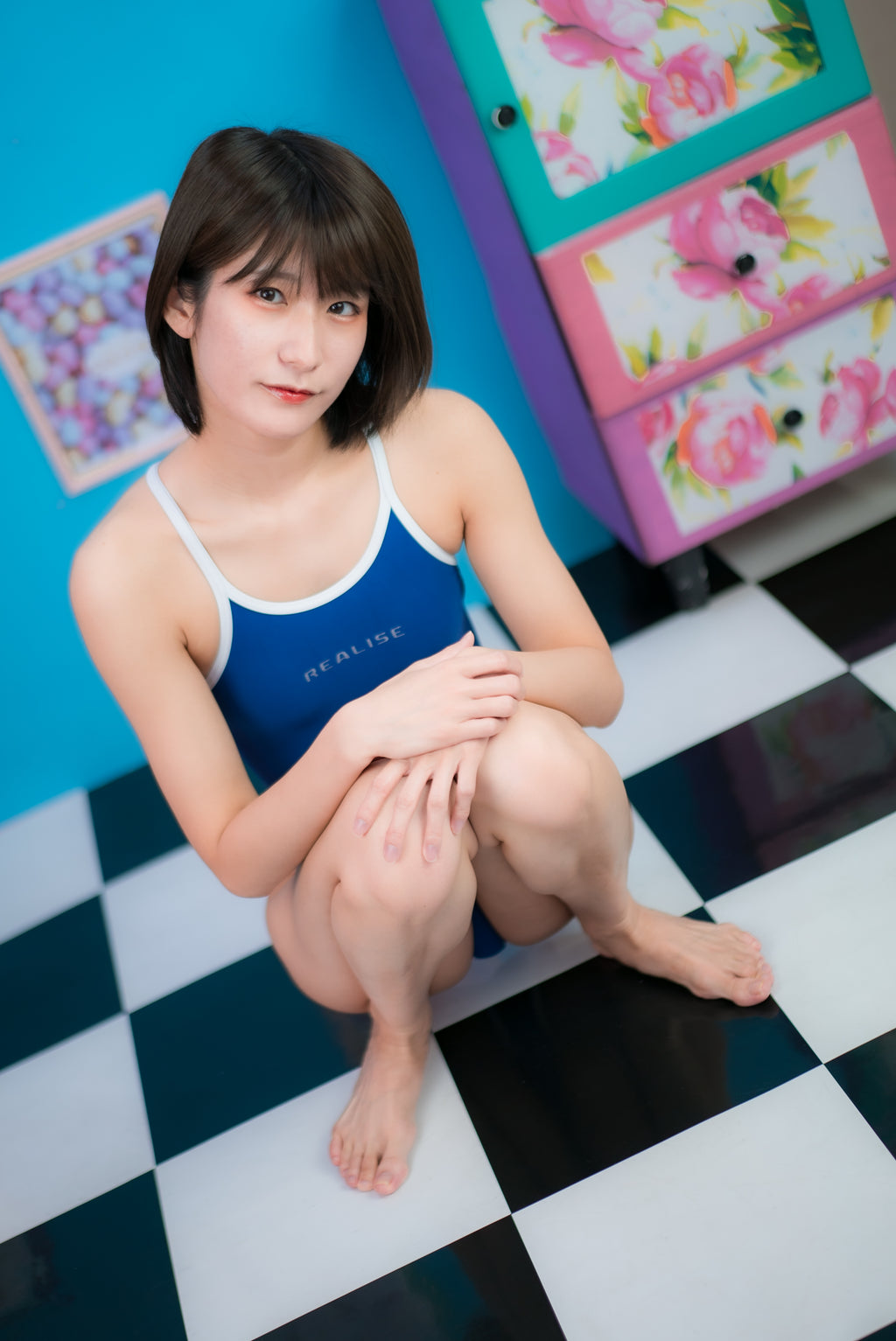 Usako Kurusu Blue Swimsuit II Gravure Photoset (Digital)
