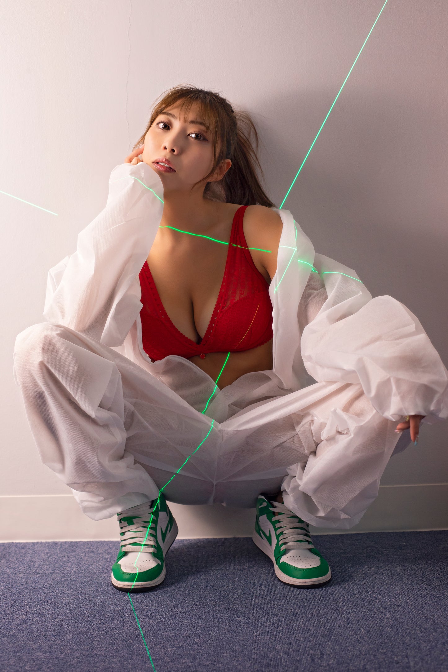 Rin Matsuoka Construction Girl Gravure Photoset (Digital)