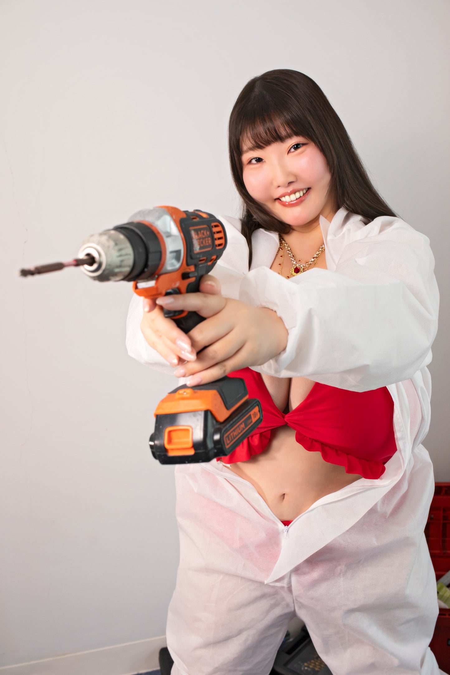 Momo Momose Construction Bra Gravure Photoset (Digital)