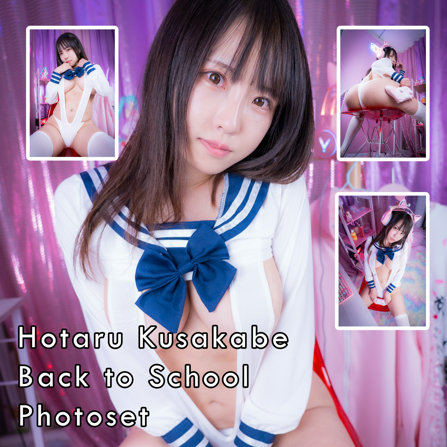 Hotaru Kusakabe Back to School Photoset (Digital)