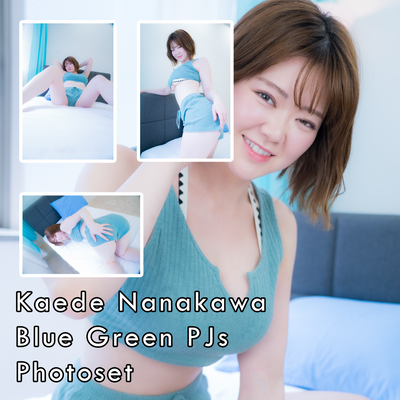 Kaede Nanakawa Blue Green PJs Gravure Photoset (Digital)