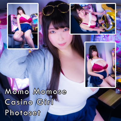 Momo Momose Casino Girl Gravure Photoset (Digital)