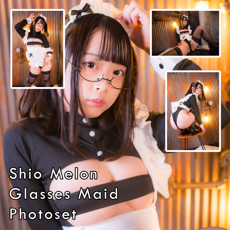 Shio Melon Glasses Maid Gravure Photoset (Digital)