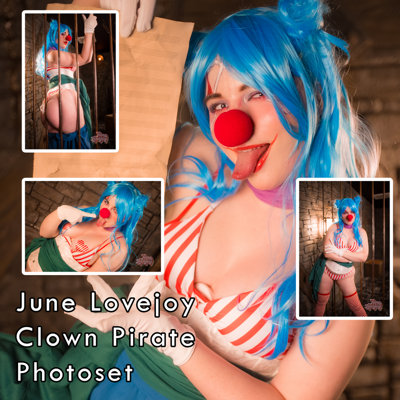 June Lovejoy Clown Pirate Gravure Photoset (Digital)