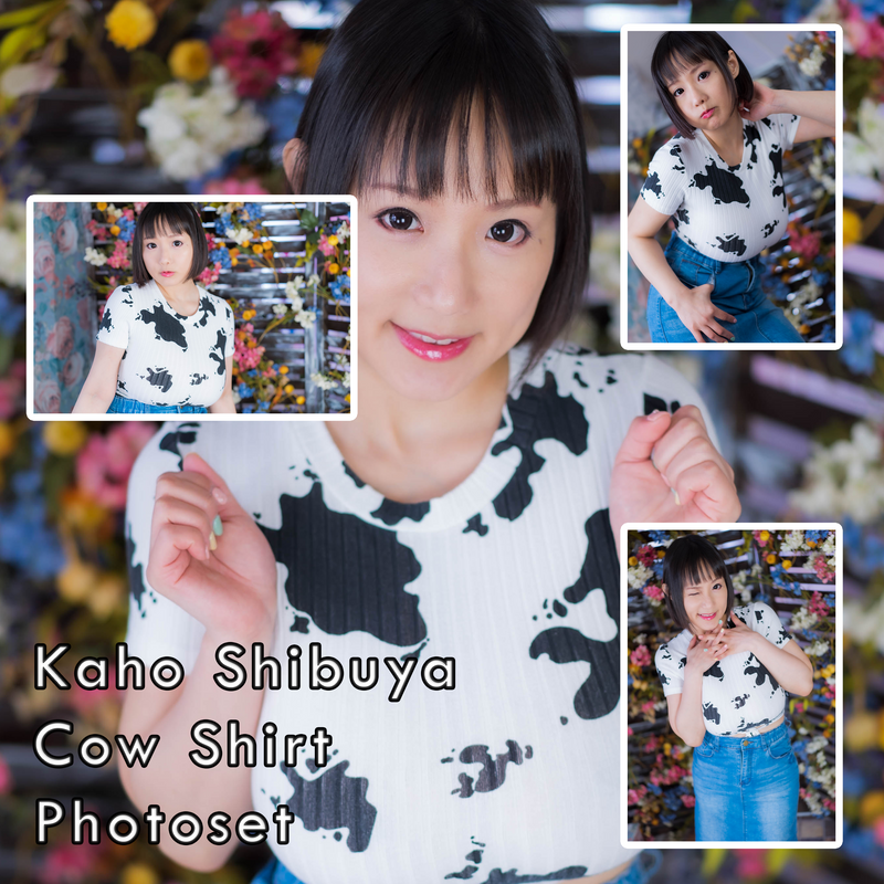 Kaho Shibuya Cow Shirt Photoset (Digital)