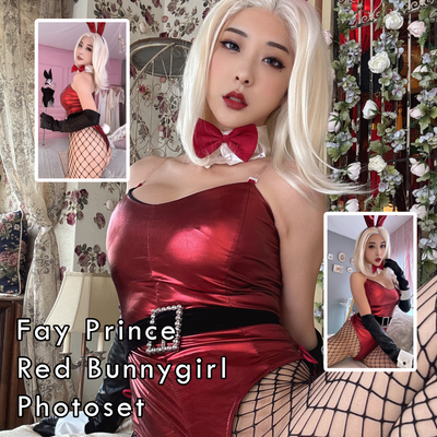 Fay Prince Red Bunnygirl Gravure Photoset (Digital)