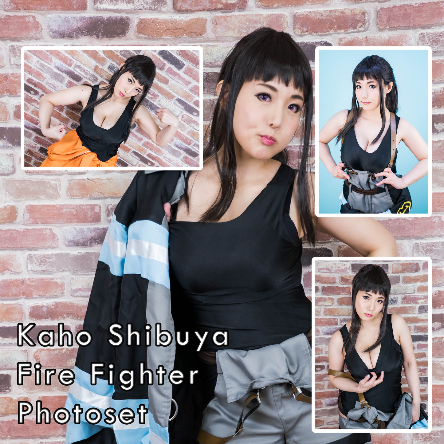 Kaho Shibuya Fire Fighter Photoset (Digital)