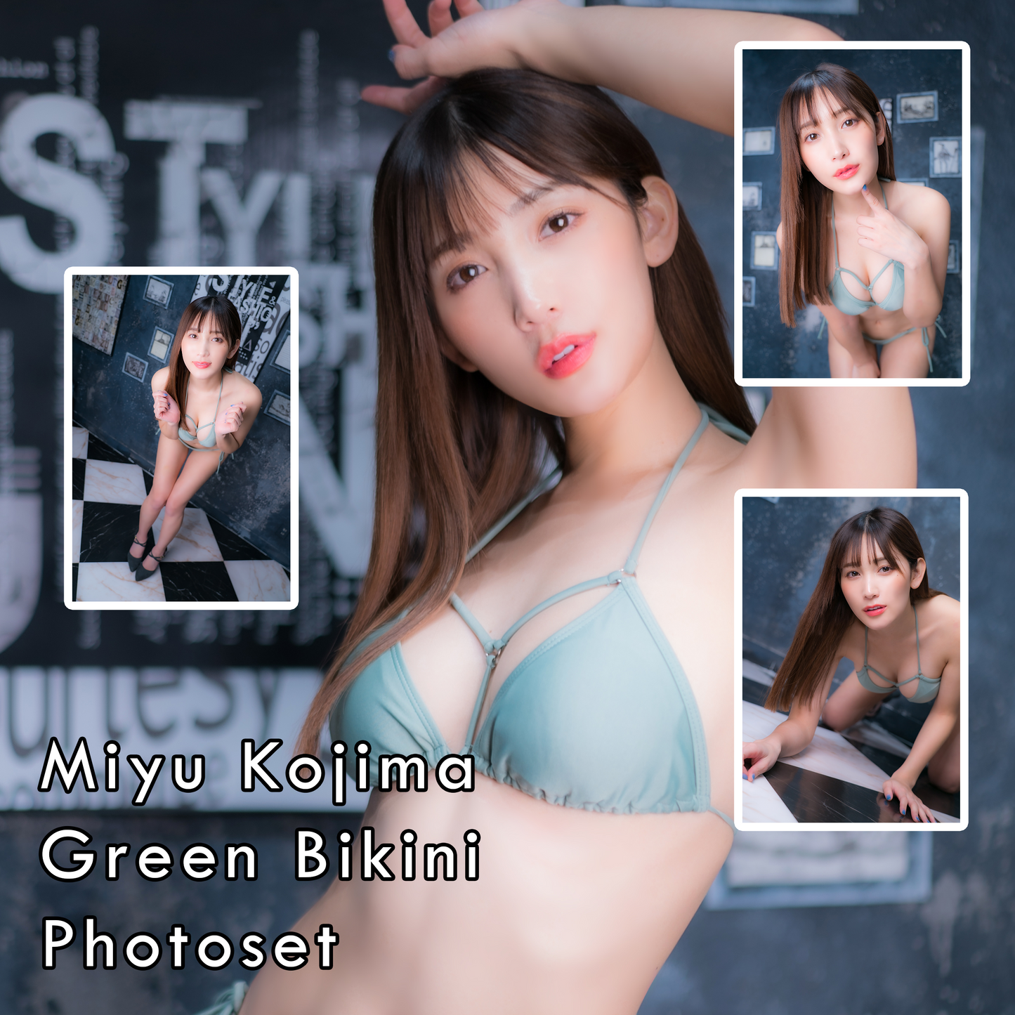 Miyu Kojima Green Bikini Gravure Photoset (Digital)