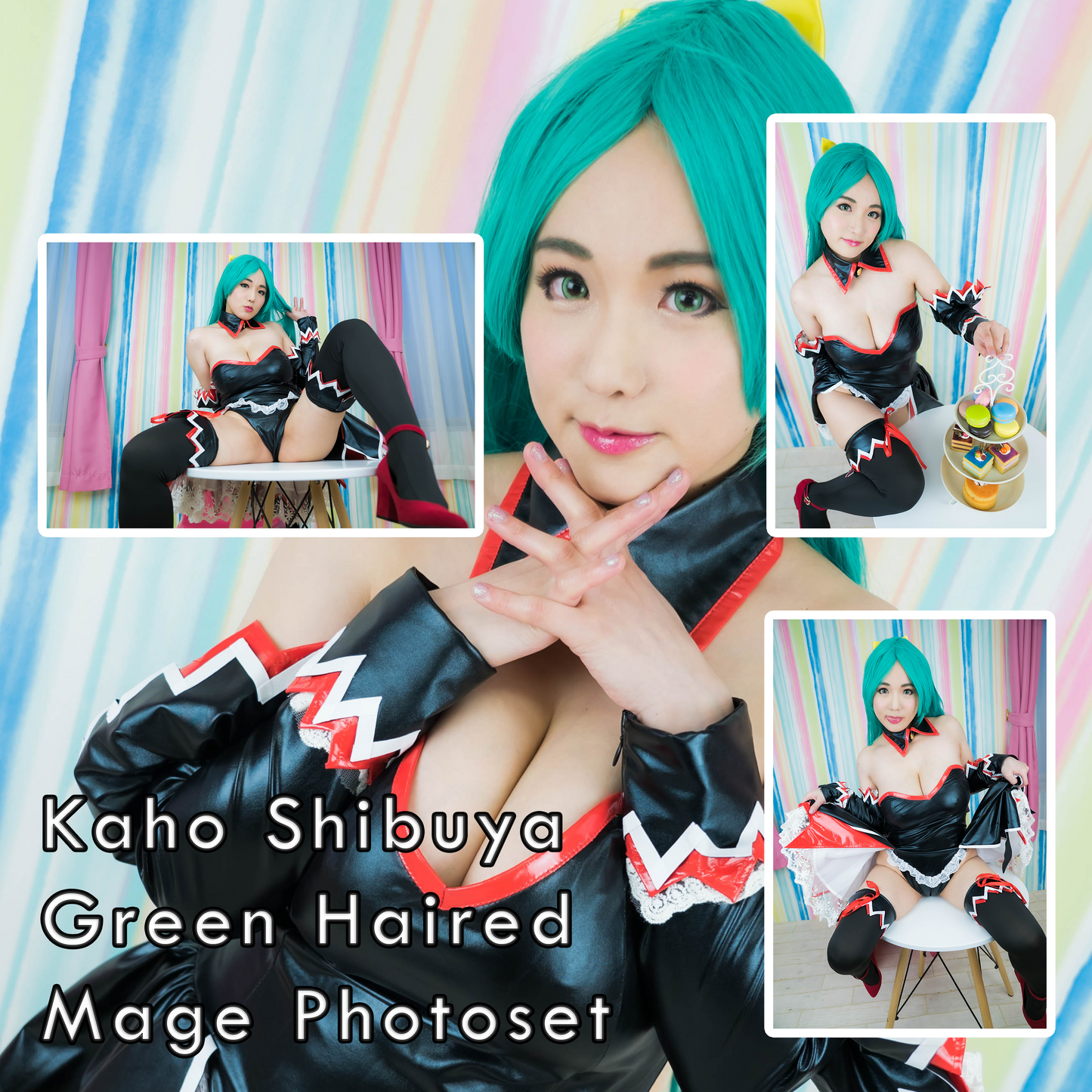 Kaho Shibuya Green Haired Mage Photoset (Digital)