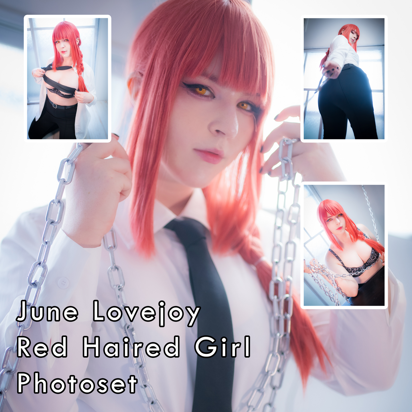 June Lovejoy Red Haired Girl Gravure Photoset - EXPLICIT (Digital)