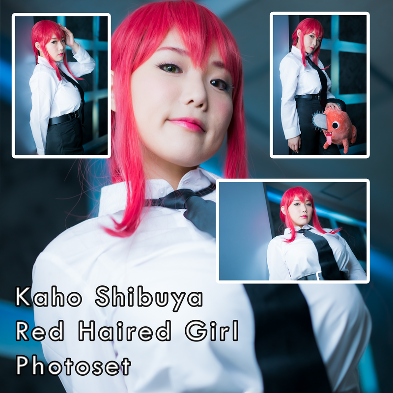 Kaho Shibuya Red Haired Girl Photoset (Digital)