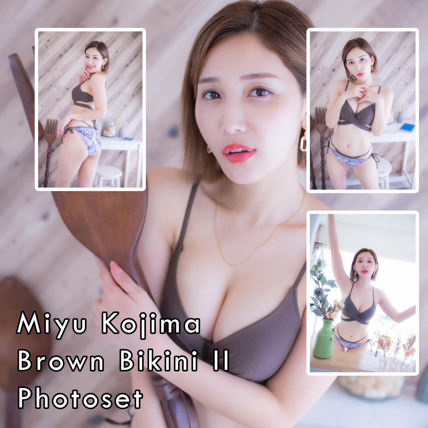 Miyu Kojima Brown Bikini II Gravure Photoset (Digital)