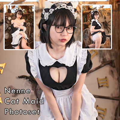 Nenne Cat Maid Gravure Photoset - EXPLICIT (Digital)