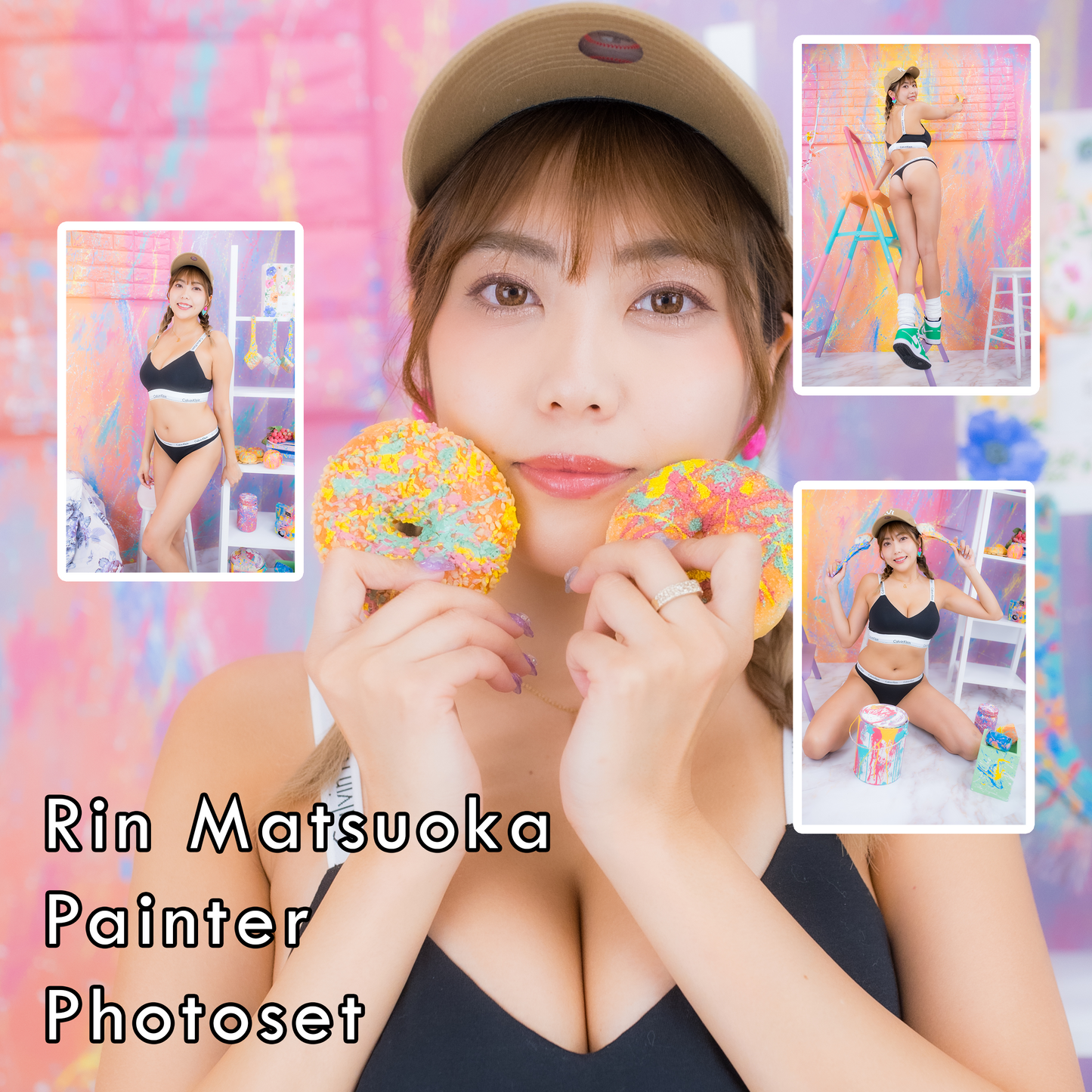 Rin Matsuoka Painter Gravure Photoset (Digital)