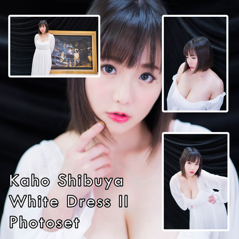Kaho Shibuya White Dress II Photoset (Digital)