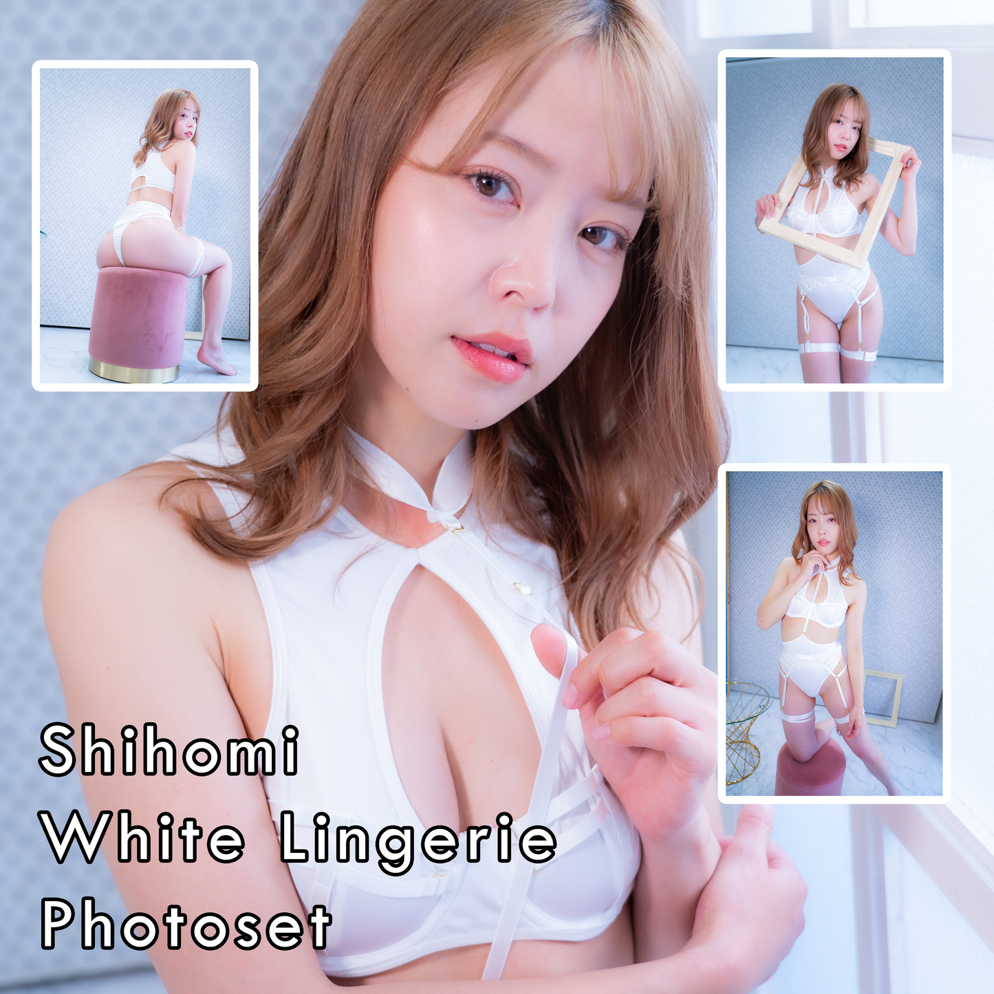 Shihomi White Lingerie Gravure Photoset (Digital)