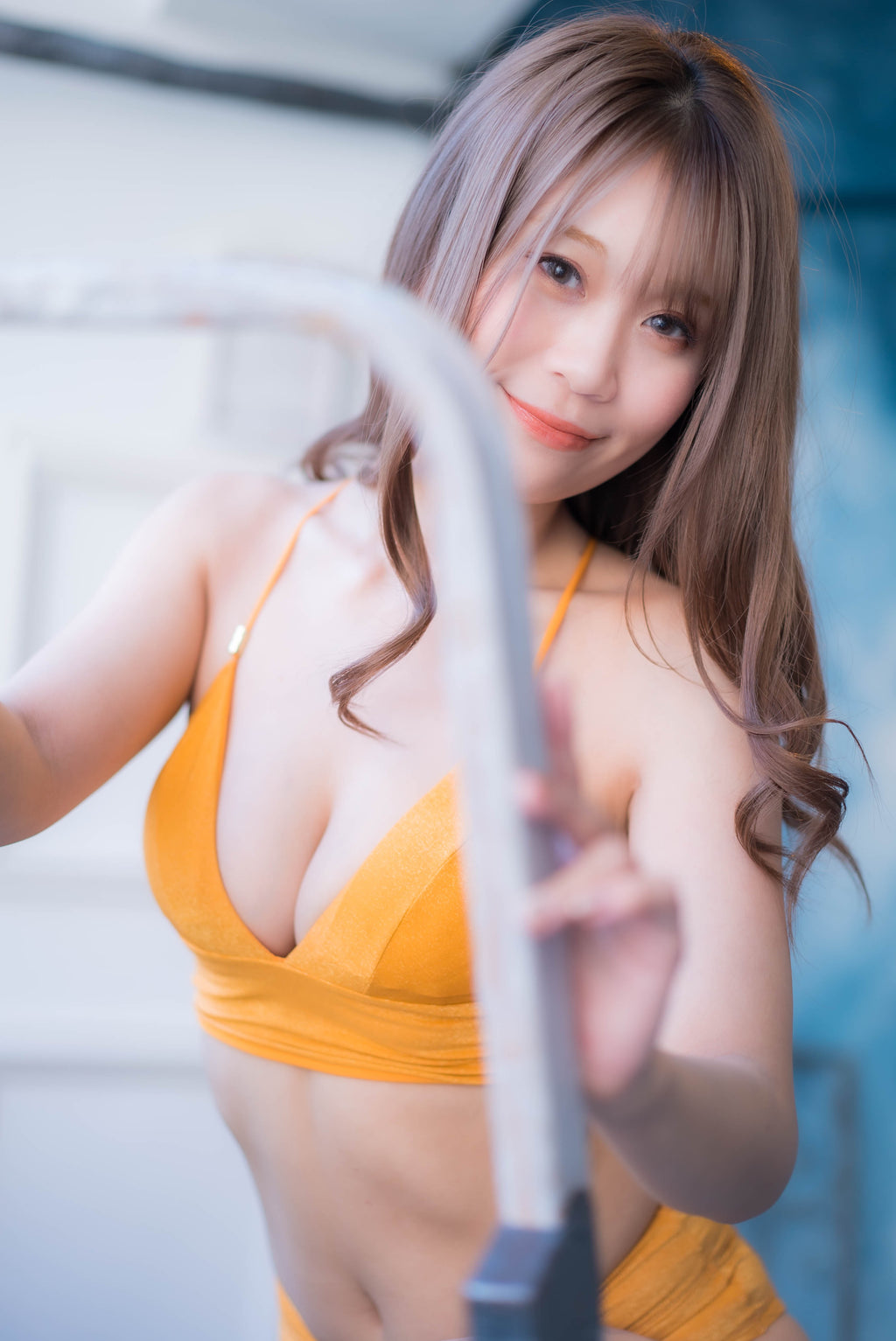 Akutsu Mao Yellow Bikini Gravure Photo Set (Digital)