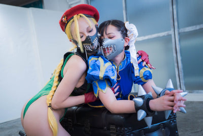 Fay Prince and Ririkana Fighter Cosplay Gravure Photoset (Digital)