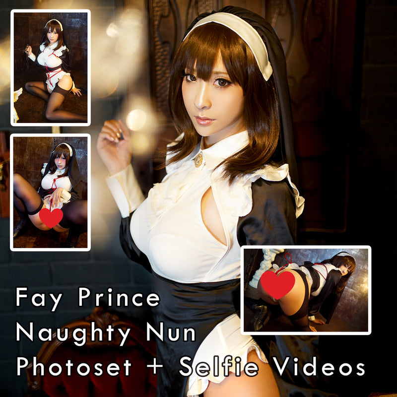 Fay Prince 頑皮修女 Cosplay 照片集和自拍影片（數位）