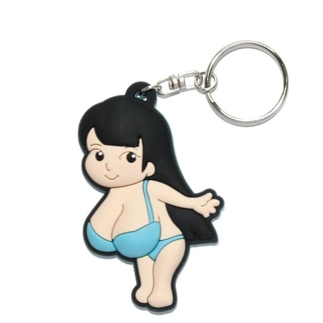 Limited-Edition Momo Momose 3D Rubber Keychain