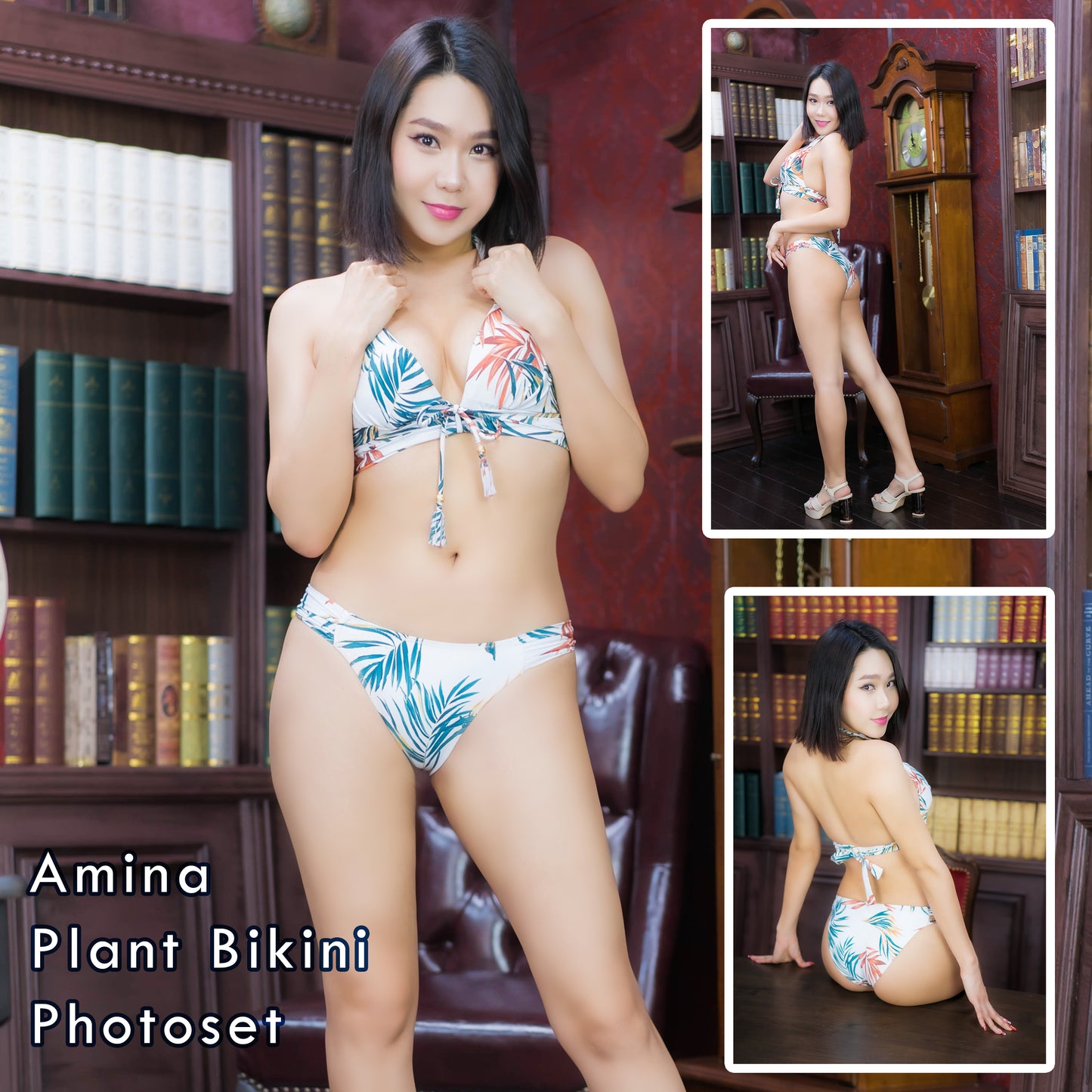 Amina Plant Bikini Photo Set (Digital)