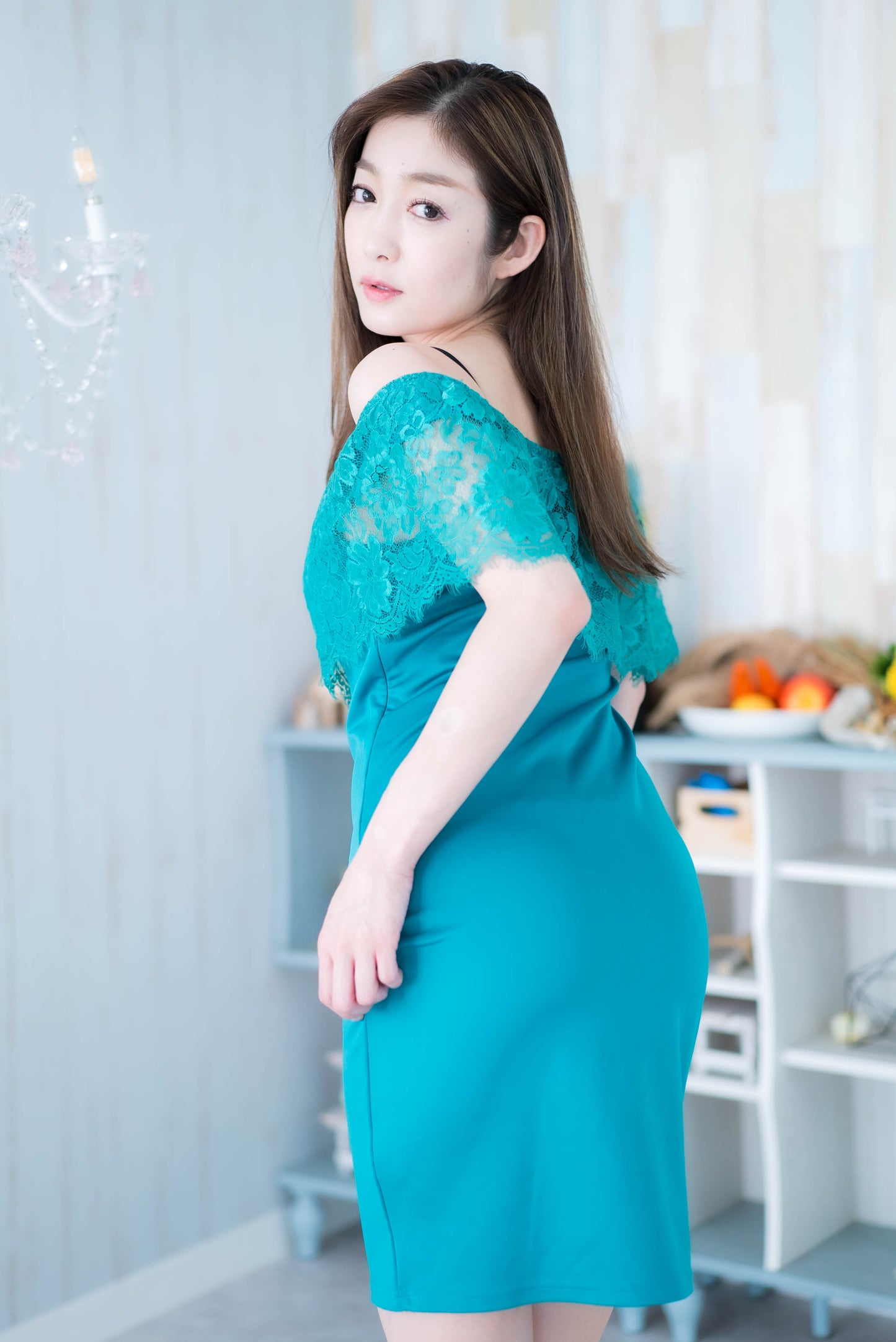 Naomi Togo Turquoise Dress Gravure Photoset - Explicit (Digital)