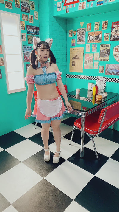 Shio Melon Diner Waitress Gravure Video (Digital)