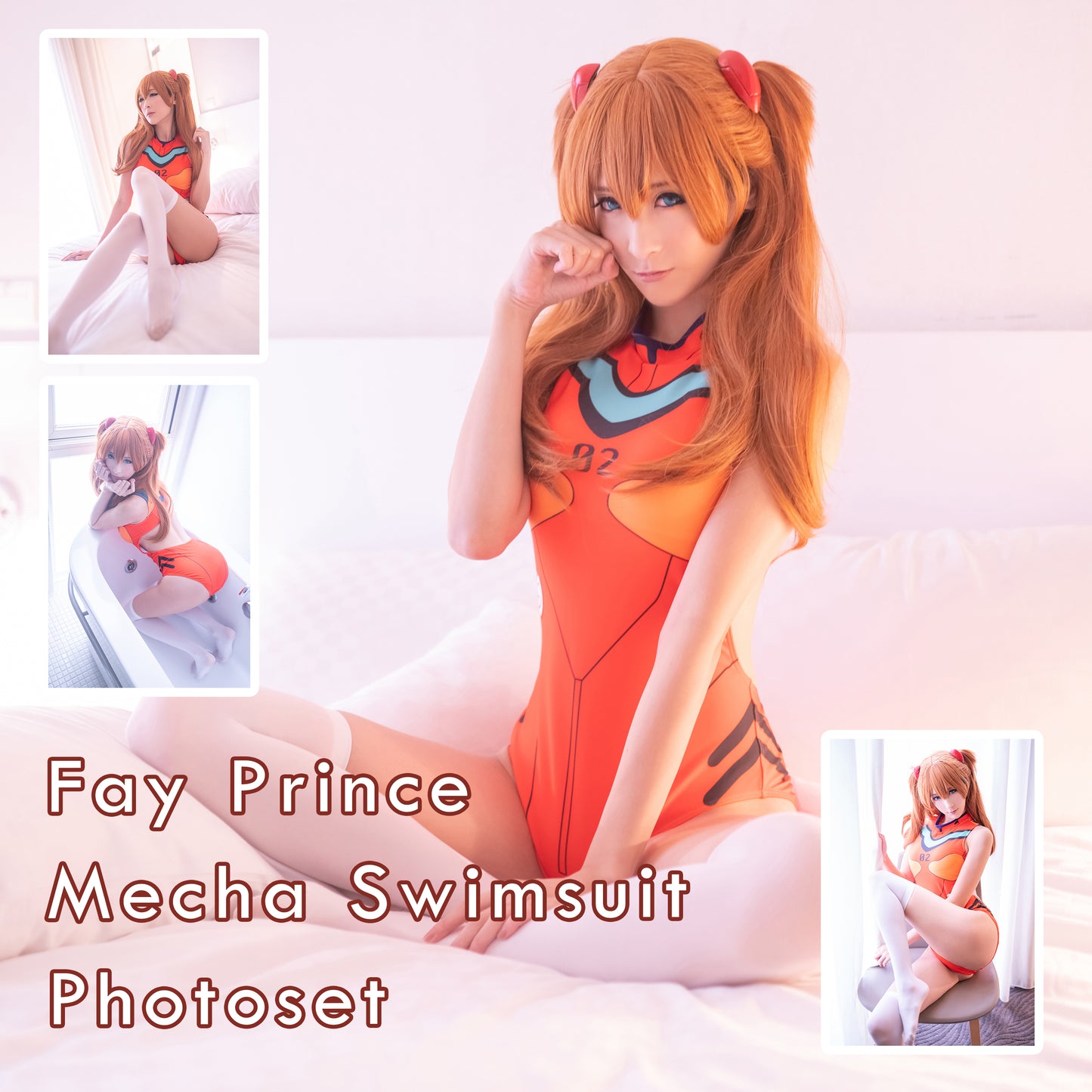 Fay Prince Mecha Swimsuit Cosplay Photoset & Selfie Video (Digital)