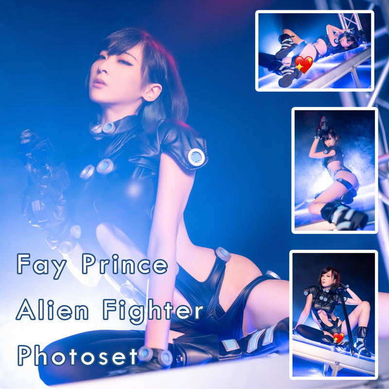 Fay Prince Alien Fighter Cosplay Photoset & Selfie Video (Digital)
