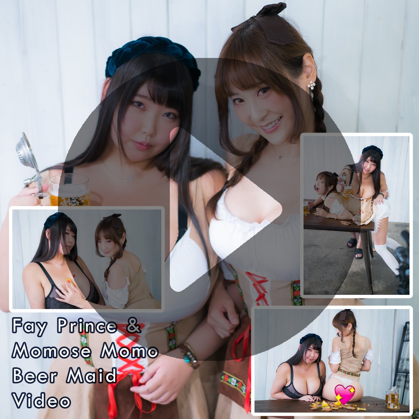 Fay Prince & Momose Momo Beer Maid Gravure Video (Digital)